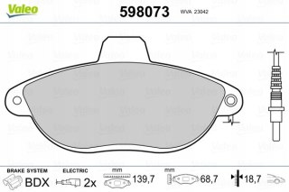 KLOCKI HAM. PRZÓD FIAT SCUDO, PEUGEOT EXPERT