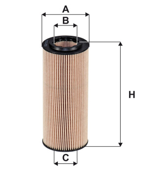 FILTR OLEJU BMW 320D (E46) 8/01-, OE 649/7