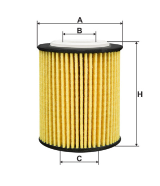 FILTR OLEJU CITROEN PEUGEOT FORD OPEL, OE 667/6