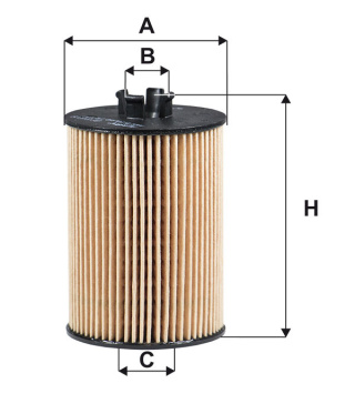 FILTR OLEJU DB A-KLAS (W169) 9/04-, OE 640/9