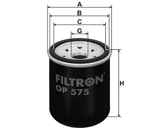 FILTR OLEJU HYUNDAI I20 1.2 08- OP 575, OP575