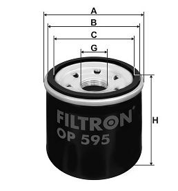 FILTR OLEJU MAZDA 323 87-,626 , OP 595, OP595