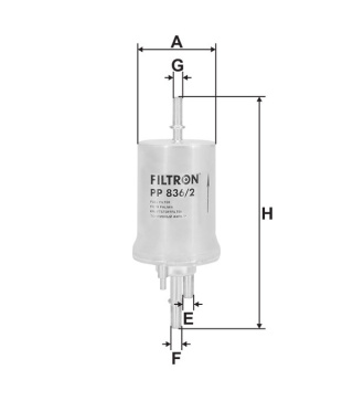 FILTR PALIWA AUDI, PP836/2