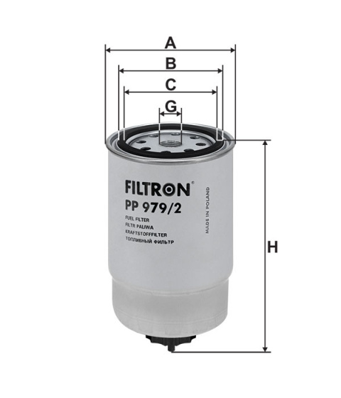 FILTR PALIWA HYUNDAI KIA, PP979/2