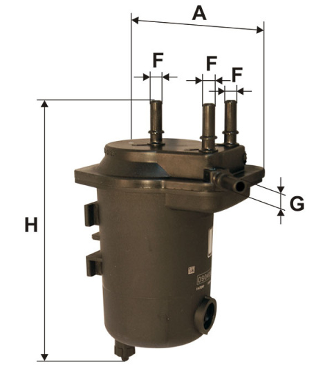 FILTR PALIWA RENAULT MEGANE II GRAND SCENIC, PS980/3
