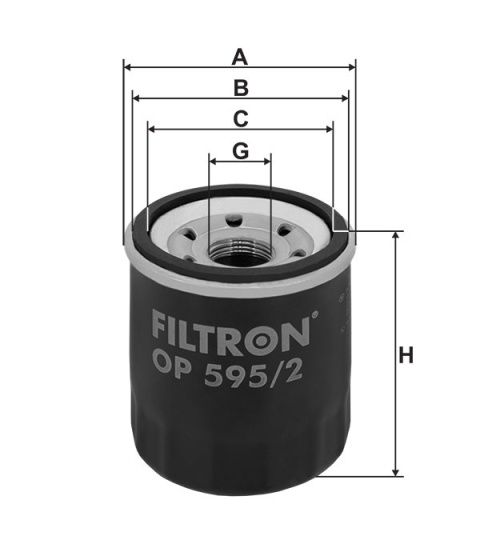 FILTR OLEJU HYUNDAI I20, I20 II KIA PICANTO II, OP 595/2
