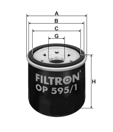 FILTR OLEJU MAZDA 3 5 6, OP 595/1