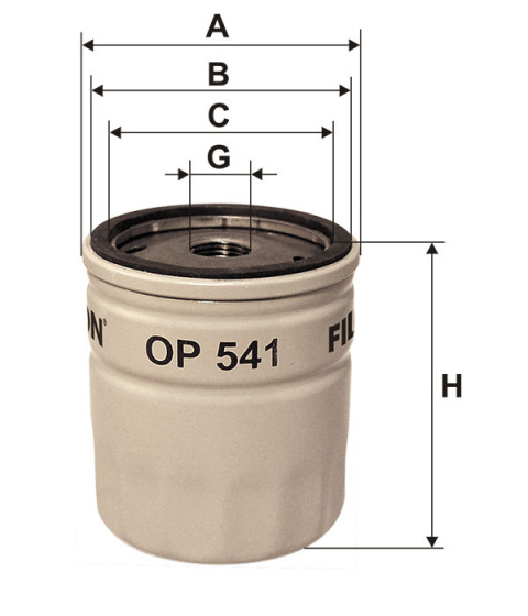 FILTR OLEJU OPEL ROVER, OP 541, OP541