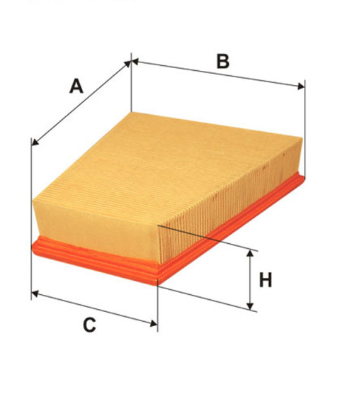FILTR POWIETRZA SKODA FABIA 1.0/1.4 99-, AP189, AP 189