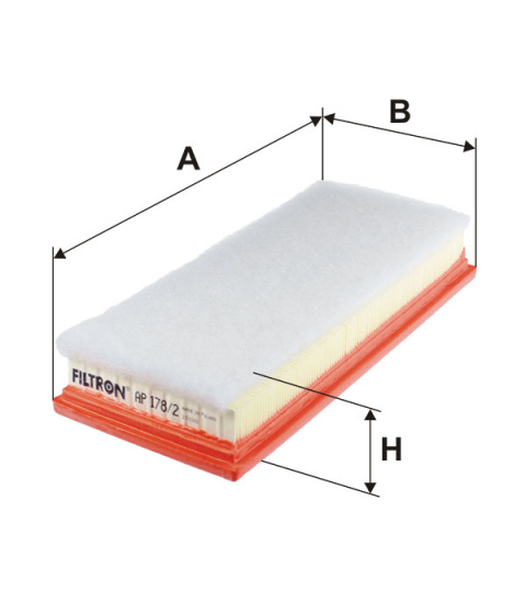 FILTR POWIETRZA SUBARU TOYOTA, AP178/2, AP 178/2