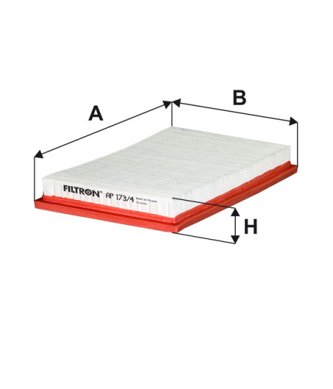 FILTR POWIETRZA SUZUKI SX4 VITARA II, AP173/4, AP 173/4