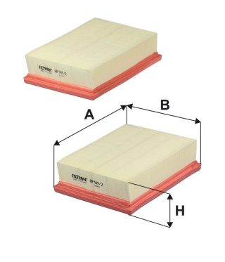 FILTR POWIETRZA VW POLO 1.0/1.4 99-, AP149/2-2X, AP 149/2-2x