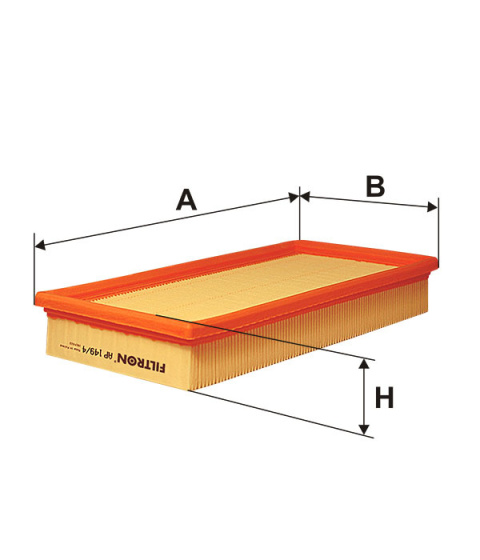 FILTR POWIETRZA VW POLO 1.2 12V 01-, AP149/4, AP 149/4
