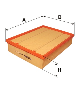 FILTR POWIETRZA VW T4 2.5TDI 96-, AP157/2, AP 157/2