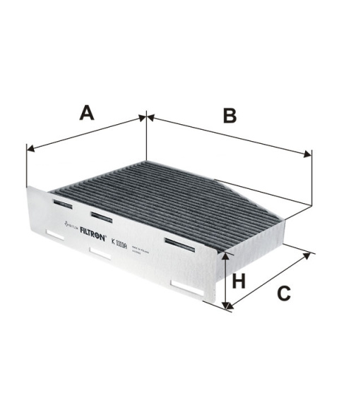 FILTR POWIETRZA KABINOWY WĘGLOWY AUDI A3, K1111A, K 1111A