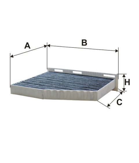 FILTR POWIETRZA KABINOWY WĘGLOWY AUDI, K1211A, K 1211A