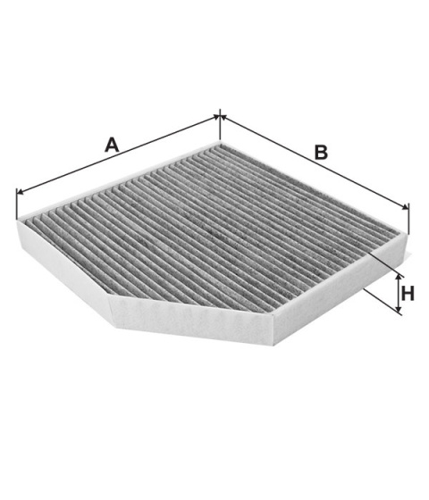 FILTR POWIETRZA KABINOWY WĘGLOWY AUDI, K1318A, K 1318A