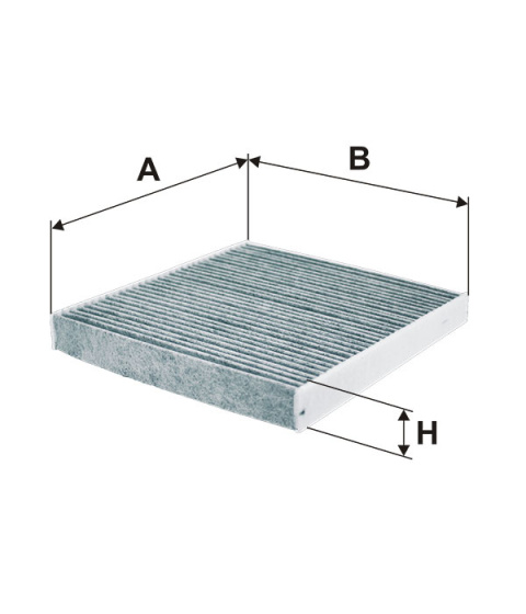 FILTR POWIETRZA KABINOWY WĘGLOWY AUDI SEAT SKODA VW, K1311A, K 1311A