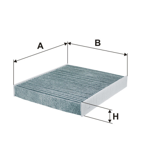 FILTR POWIETRZA KABINOWY WĘGLOWY AUDI SEAT SKODA VW, K1313A, K 1313A