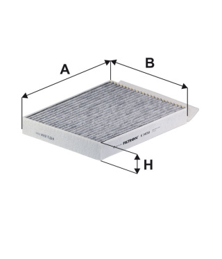 FILTR POWIETRZA KABINOWY WĘGLOWY DB, K1415A, K 1415A
