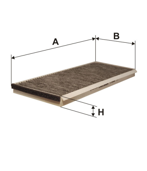 FILTR POWIETRZA KABINOWY WĘGLOWY DB SPRINTER, K1088A, K 1088A