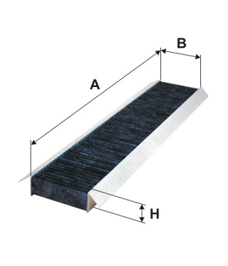 FILTR POWIETRZA KABINOWY WĘGLOWY FORD MONDEO III 11/00, K1148A, K 1148A