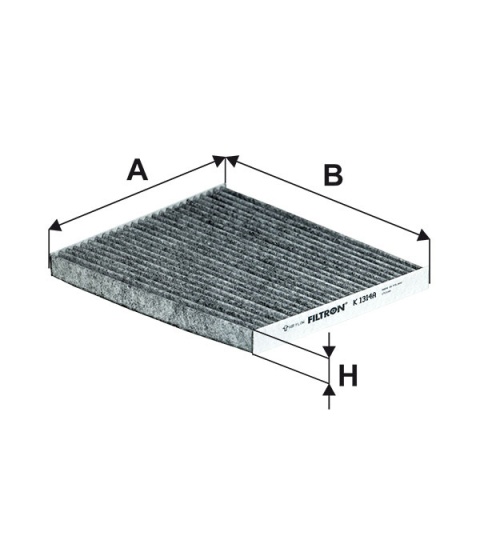 FILTR POWIETRZA KABINOWY WĘGLOWY HYUNDAI ACCENT III, K1314A, K 1314A