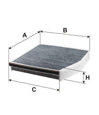 FILTR POWIETRZA KABINOWY WĘGLOWY MERCEDES BENZ A CLA, K1346A, K 1346A