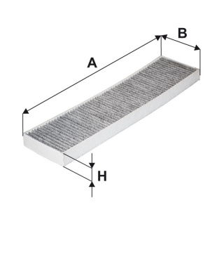FILTR POWIETRZA KABINOWY WĘGLOWY MINI COOPER, K1119A, K 1119A