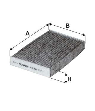FILTR POWIETRZA KABINOWY WĘGLOWY NISSAN JUKE, K1230A, K 1230A