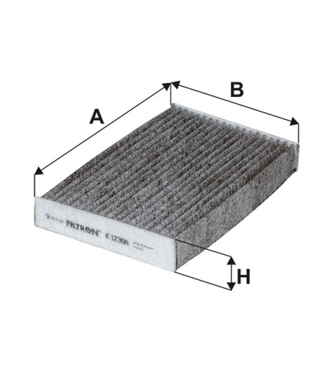 FILTR POWIETRZA KABINOWY WĘGLOWY NISSAN JUKE, K1230A, K 1230A