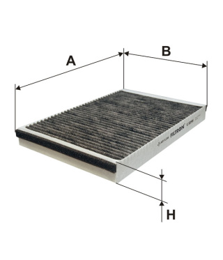 FILTR POWIETRZA KABINOWY WĘGLOWY OPEL, K1014A, K 1014A
