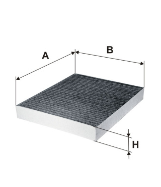 FILTR POWIETRZA KABINOWY WĘGLOWY OPEL MERIVA B, K1343A, K 1343A