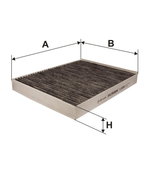 FILTR POWIETRZA KABINOWY WĘGLOWY PORSCHE CAYENNE, K1155A, K 1155A