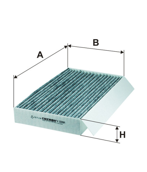 FILTR POWIETRZA KABINOWY WĘGLOWY RENAULT MEGANE III, K1300A, K 1300A