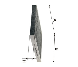 FILTR POWIETRZA KABINOWY WĘGLOWY Z WĘG.AKT. VAG, K1006A, K 1006A