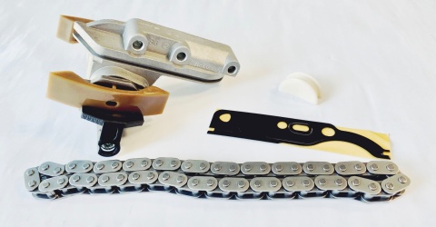 NAPINACZ ŁAŃCUCHA ROZRZĄDU ZESTAW AUDI A4, VW PASSAT 1.8, 058109217B