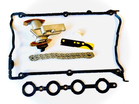 NAPINACZ ŁAŃCUCHA ROZRZĄDU ZESTAW AUDI A4, VW PASSAT 1.8, 058109217B