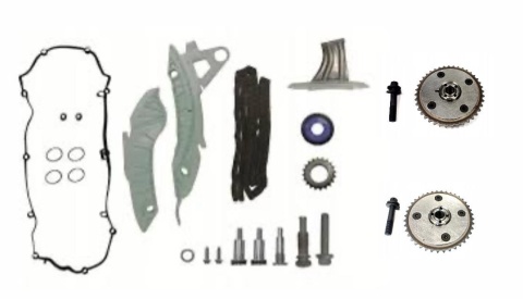 ZESTAW ROZRZĄDU KPL. + KOŁA FAZ ROZRZĄDU CITROEN,PEUGEOT,1.4 VTI,1.6 VTI 0805K1 0805K2 XXL