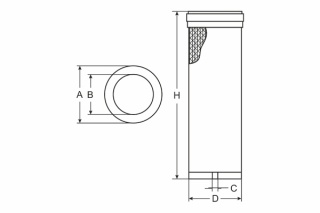 FILTR POWIETRZA FENDT, SCT SW3869, SW 3869