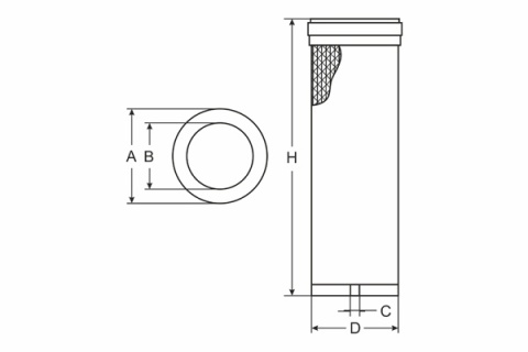 FILTR POWIETRZA FENDT, SCT SW3869, SW 3869