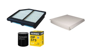 ZESTAW FILTRÓW HONDA CIVIC VIII 1.8 140KM ,  OP575, A141345 , F410801