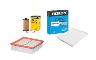 ZESTAW FILTRÓW OPEL CORSA D 1.0 1.2 1.4 FILTRON OE648, OE 648, AP072/1, K1172