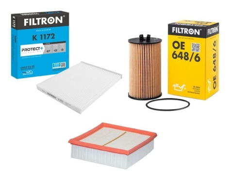 ZESTAW FILTRÓW OPEL CORSA D 1.0 1.2 1.4 FILTRON OE648/6, OE 648/6, AP072/1, AP 072/1, K1172