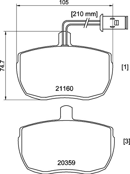KLOCKI HAM. PRZÓD LAND ROVER DISCOVER I, RANGE, PAGID T0062