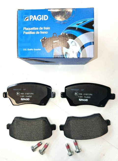 KLOCKI HAMULCOWE PRZÓD RENAULT CLIO RANGE 2005-, PAGID T1399 KLOCKI HAMULCOWE PRZÓD NISSAN MICRA RENAULT CLIO