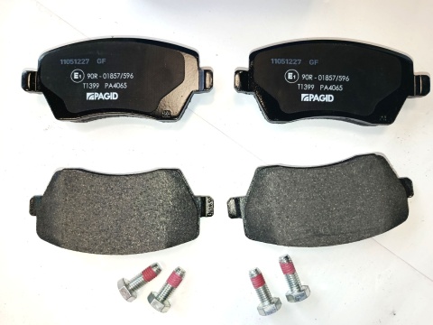 KLOCKI HAMULCOWE PRZÓD RENAULT CLIO RANGE 2005-, PAGID T1399 KLOCKI HAMULCOWE PRZÓD NISSAN MICRA RENAULT CLIO