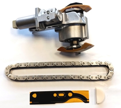 NAPINACZ ŁAŃCUCHA ROZRZĄDU AUDI A6 2.7 V6, CYL.4-6, z łańcuchem i uszczelką kpl 078109087C, strona lewa