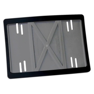 RAMKA TABLICY REJESTRACYJNEJ CZARNA 31CM*22CM