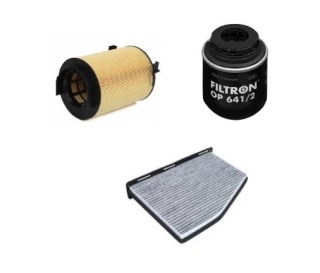 ZESTAW FILTRÓW VW GOLF VI 1.2 BENZYNA FILTRON OP641/2 OP 641/2 KAMOKA